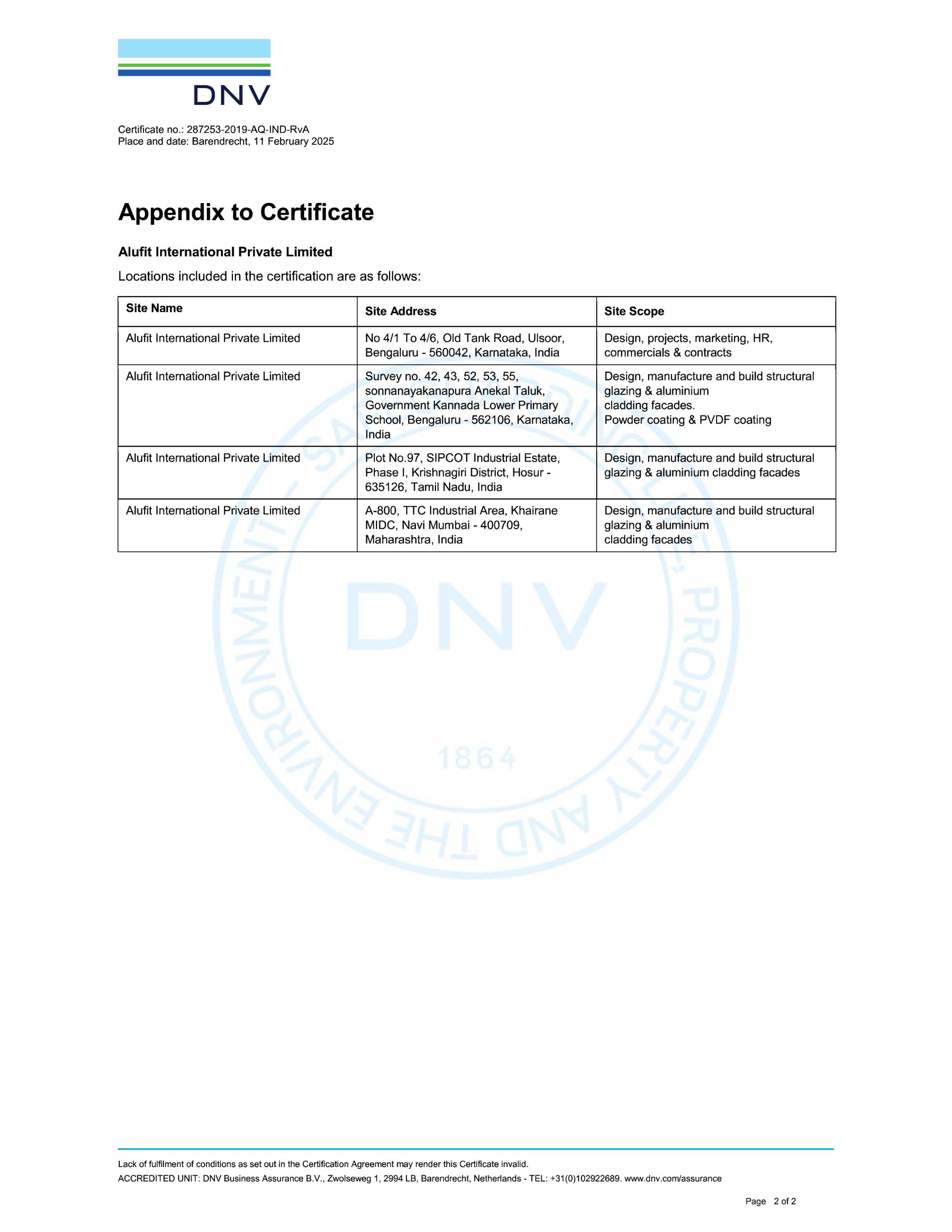 ISO Certification